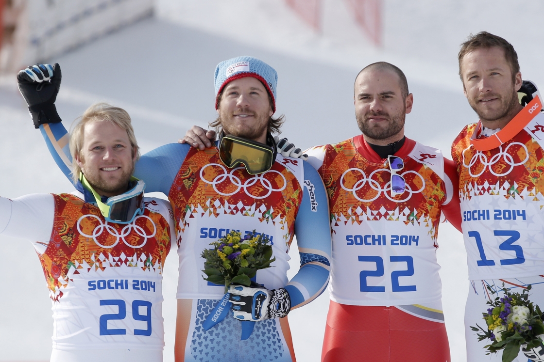 Four medals winners at the Sochi Winter Olympics