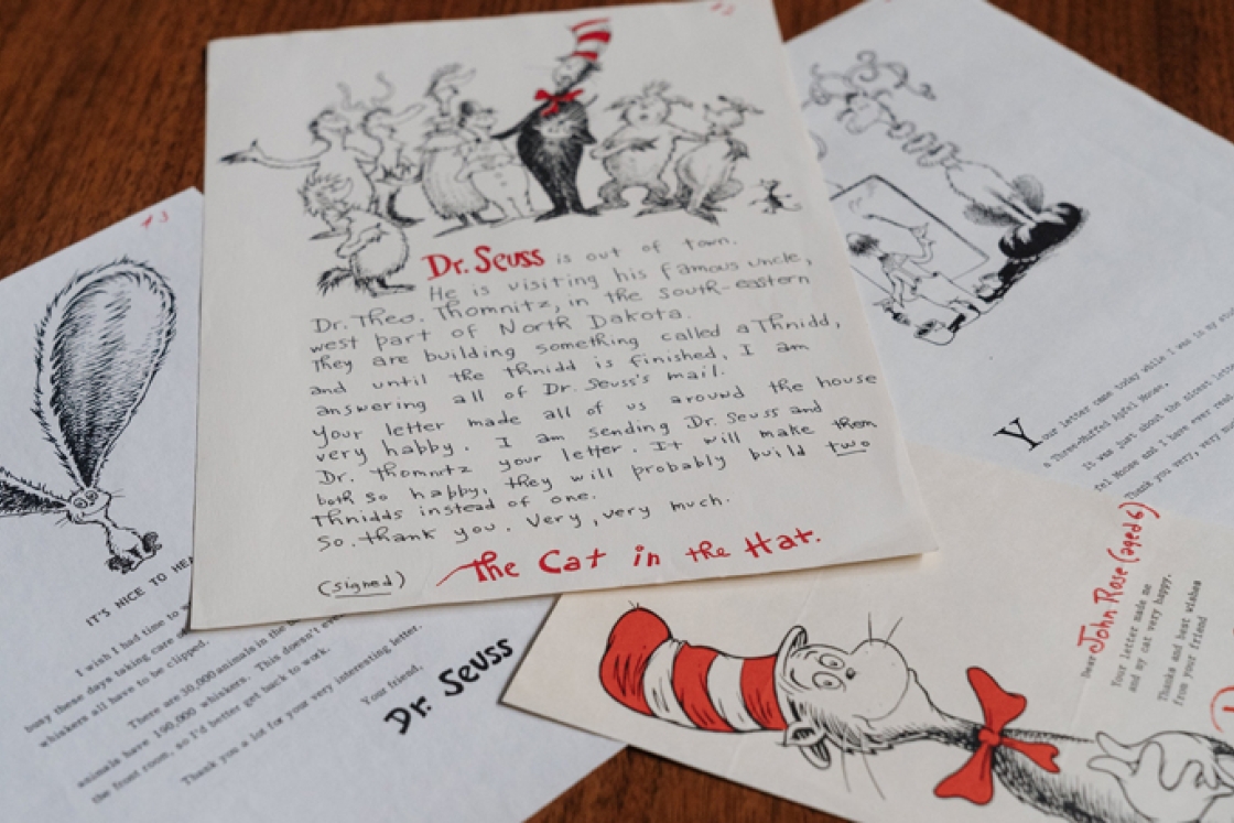 Letters to Dr. Seuss from fans