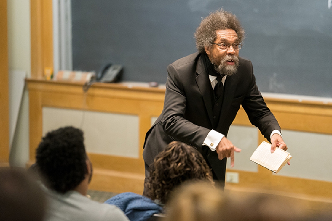 Visiting professor Cornel West