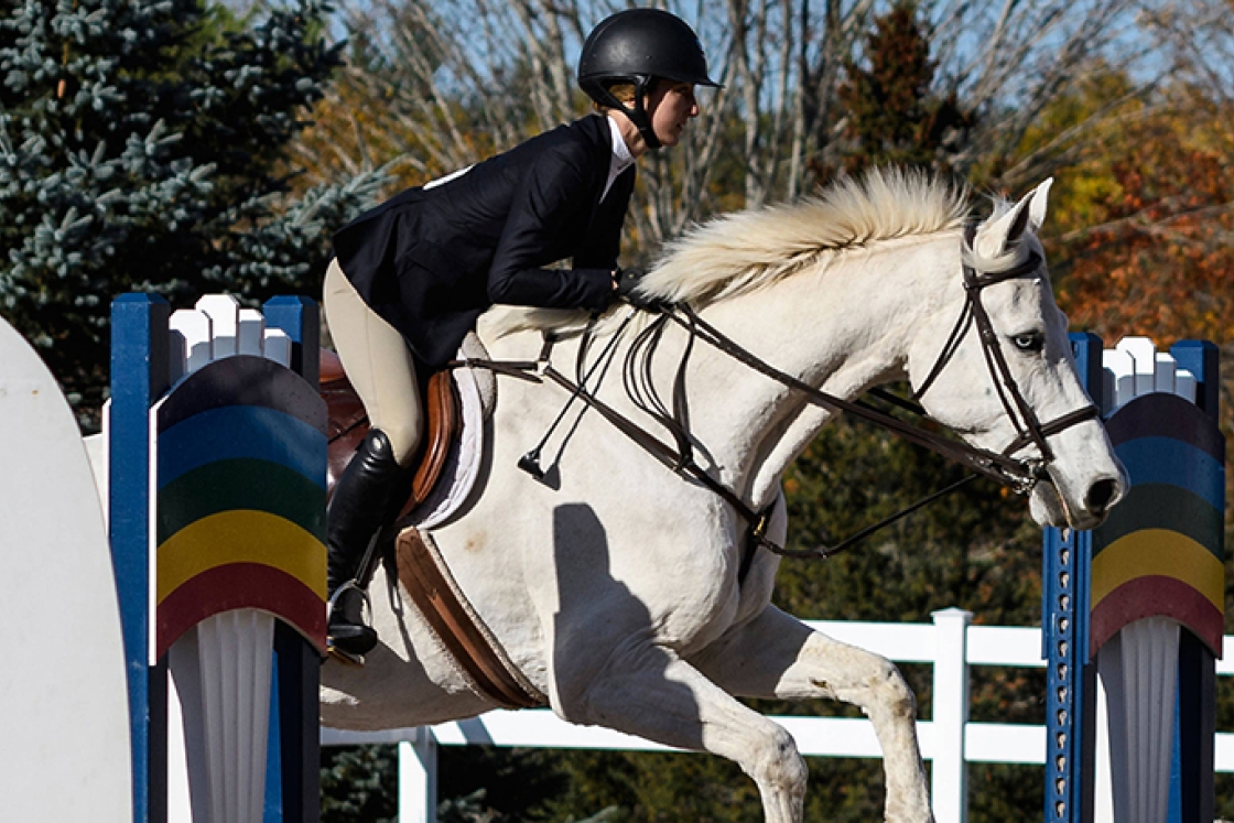Equestrians Olivia Champ ’19