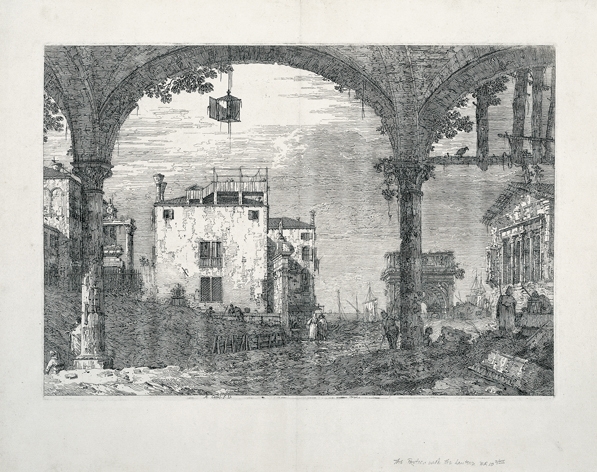 Canaletto - The Portico with the Lantern